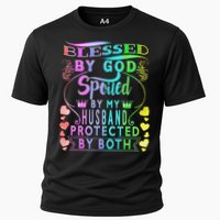 Spoiled By My Husband Blessed By God Wife Gifts From Husband Cooling Performance Crew T-Shirt