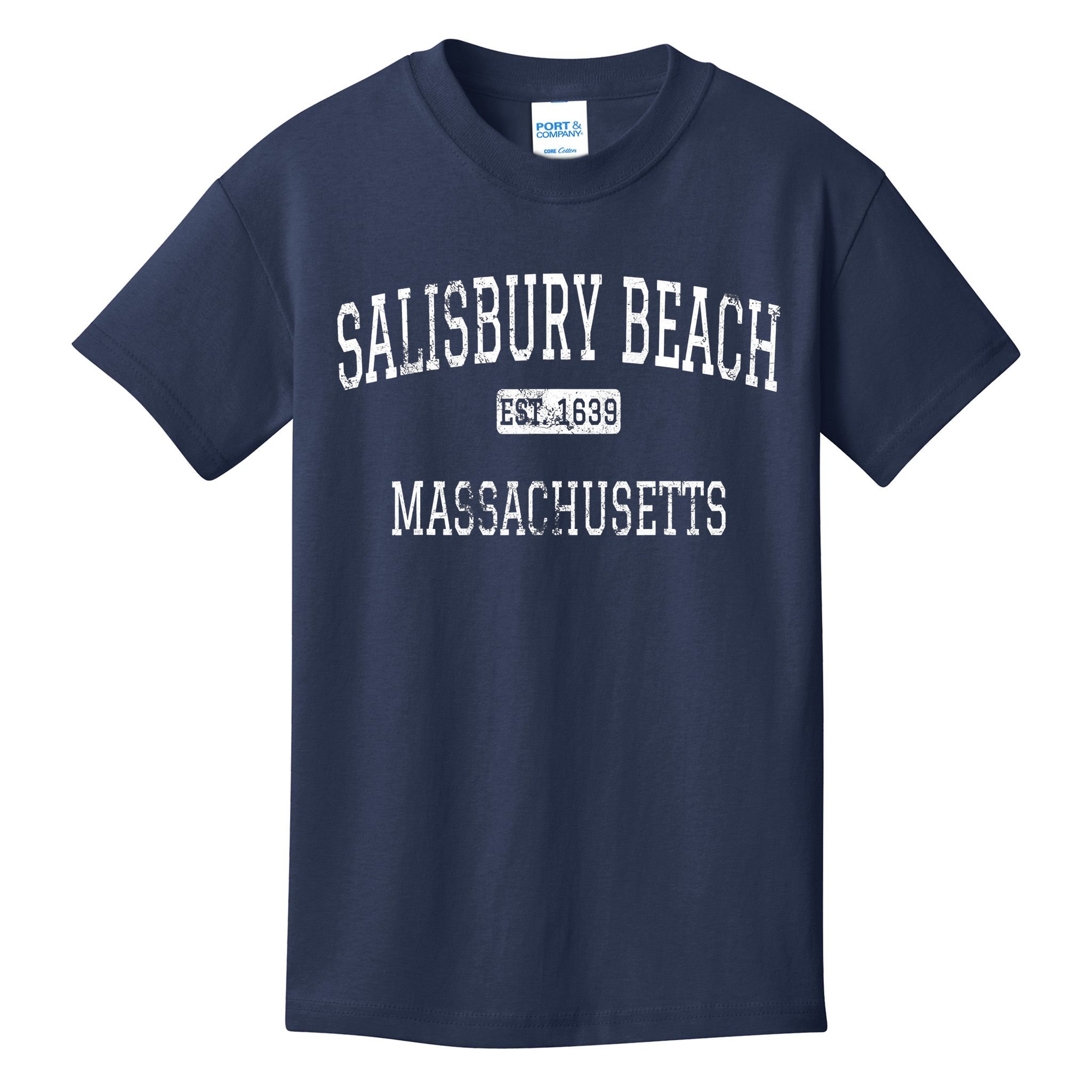 Salisbury Beach Massachusetts MA Vintage Kids T-Shirt