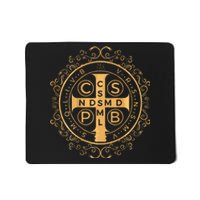 Saint Benedict Medal Catholic Print Mousepad