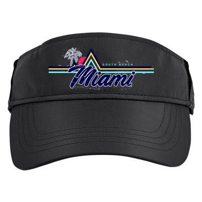 South Beach Miami Florida State Adult Drive Performance Visor