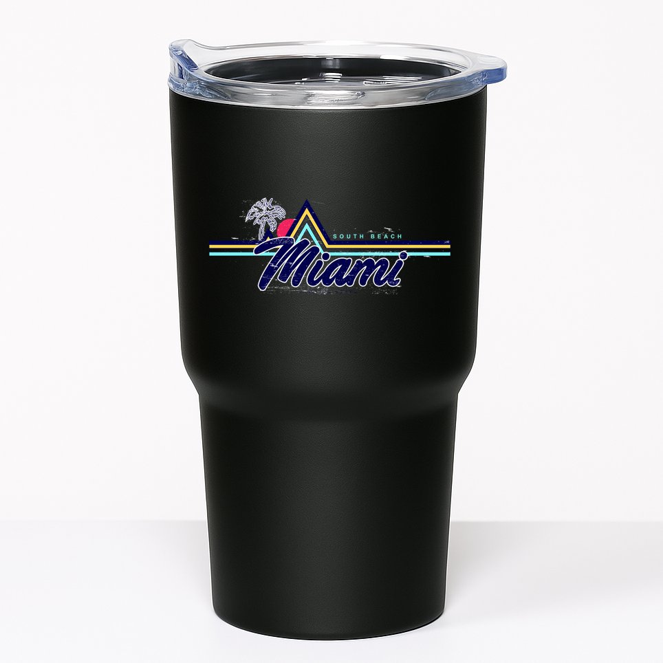 South Beach Miami Florida State Tumbler