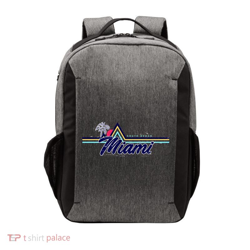 South Beach Miami Florida State Vector Backpack