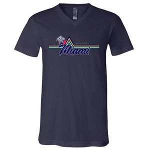 South Beach Miami Florida State V-Neck T-Shirt