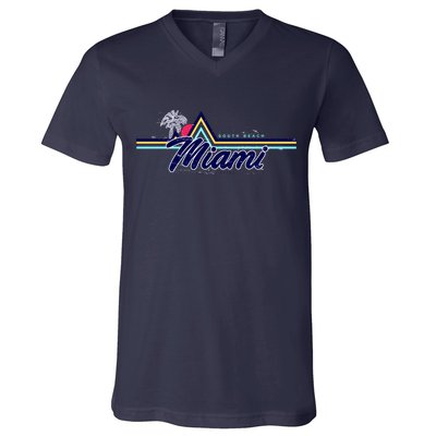 South Beach Miami Florida State V-Neck T-Shirt