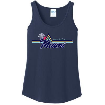 South Beach Miami Florida State Ladies Essential Tank