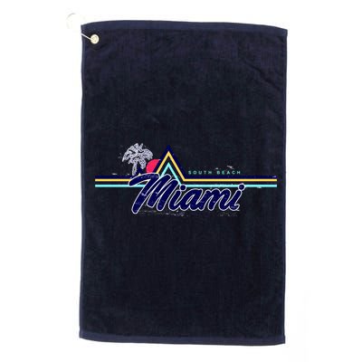 South Beach Miami Florida State Golf Towel