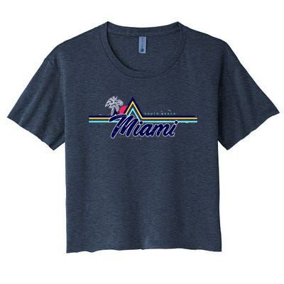 South Beach Miami Florida State Women's Crop Top Tee