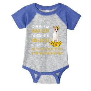 Sunflower Basenji Mom Mothers Day Dog Mom Gift Infant Baby Jersey Bodysuit