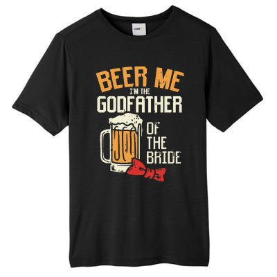 S Beer Me Godfather Of Bride Wedding Party Rehearsal Dinner Tall Fusion ChromaSoft Performance T-Shirt