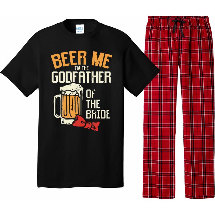 S Beer Me Godfather Of Bride Wedding Party Rehearsal Dinner Pajama Set