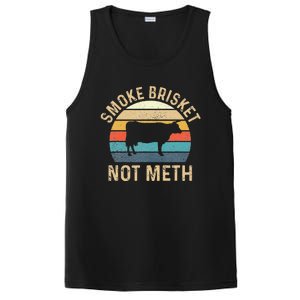 Smoke Brisket Not Meth Pitmaster BBQ Lover Smoker Grilling PosiCharge Competitor Tank