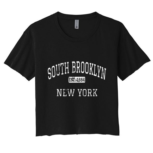 South Brooklyn New York Ny Vintage Crop Top