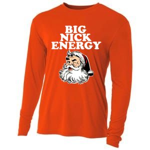 Santa Big Nick Energy Meaningful Gift Cooling Performance Long Sleeve Crew