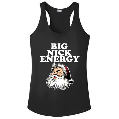 Santa Big Nick Energy Meaningful Gift Ladies PosiCharge Competitor Racerback Tank