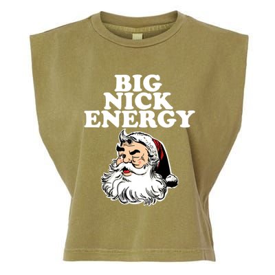 Santa Big Nick Energy Meaningful Gift Garment-Dyed Women's Muscle Tee