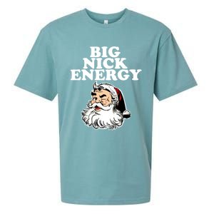 Santa Big Nick Energy Meaningful Gift Sueded Cloud Jersey T-Shirt