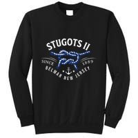 Stugots Belmar Nj Rope Retro Sarcastic Funny Boating Sweatshirt