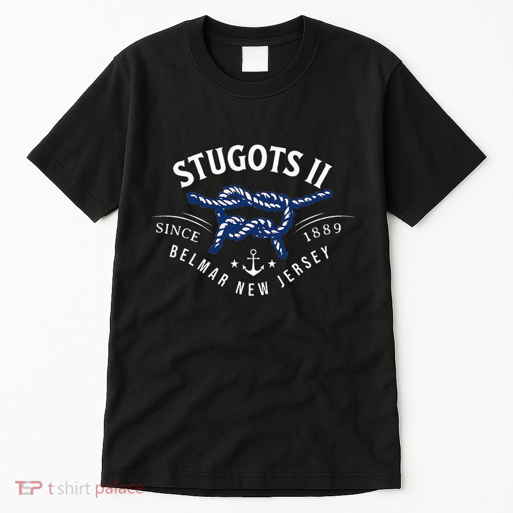 Stugots Belmar Nj Rope Retro Sarcastic Funny Boating Tall T-Shirt