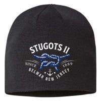 Stugots Belmar Nj Rope Retro Sarcastic Funny Boating Sustainable Beanie