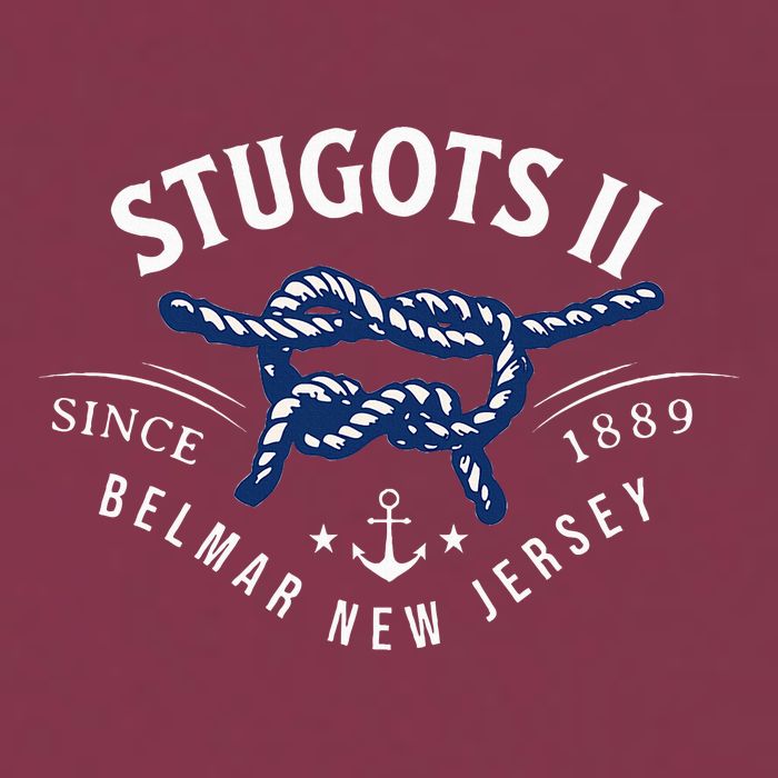 Stugots Belmar Nj Rope Retro Sarcastic Funny Boating 16oz Travel Tumbler