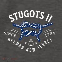 Stugots Belmar Nj Rope Retro Sarcastic Funny Boating Vector Backpack