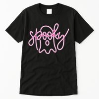 Spooky Boo Neon Halloween Ghost Spooky Season Tall T-Shirt