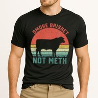 Smoke Brisket, Not Meth Fun Bbq Cooling Performance Crew T-Shirt