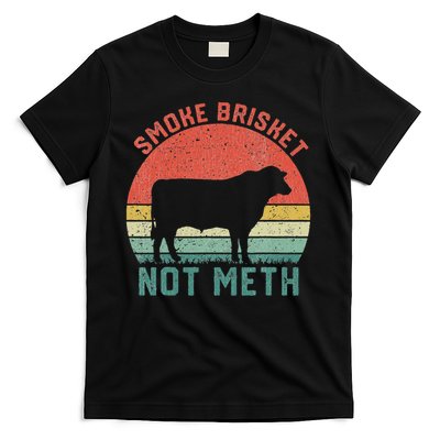 Smoke Brisket, Not Meth Fun Bbq T-Shirt