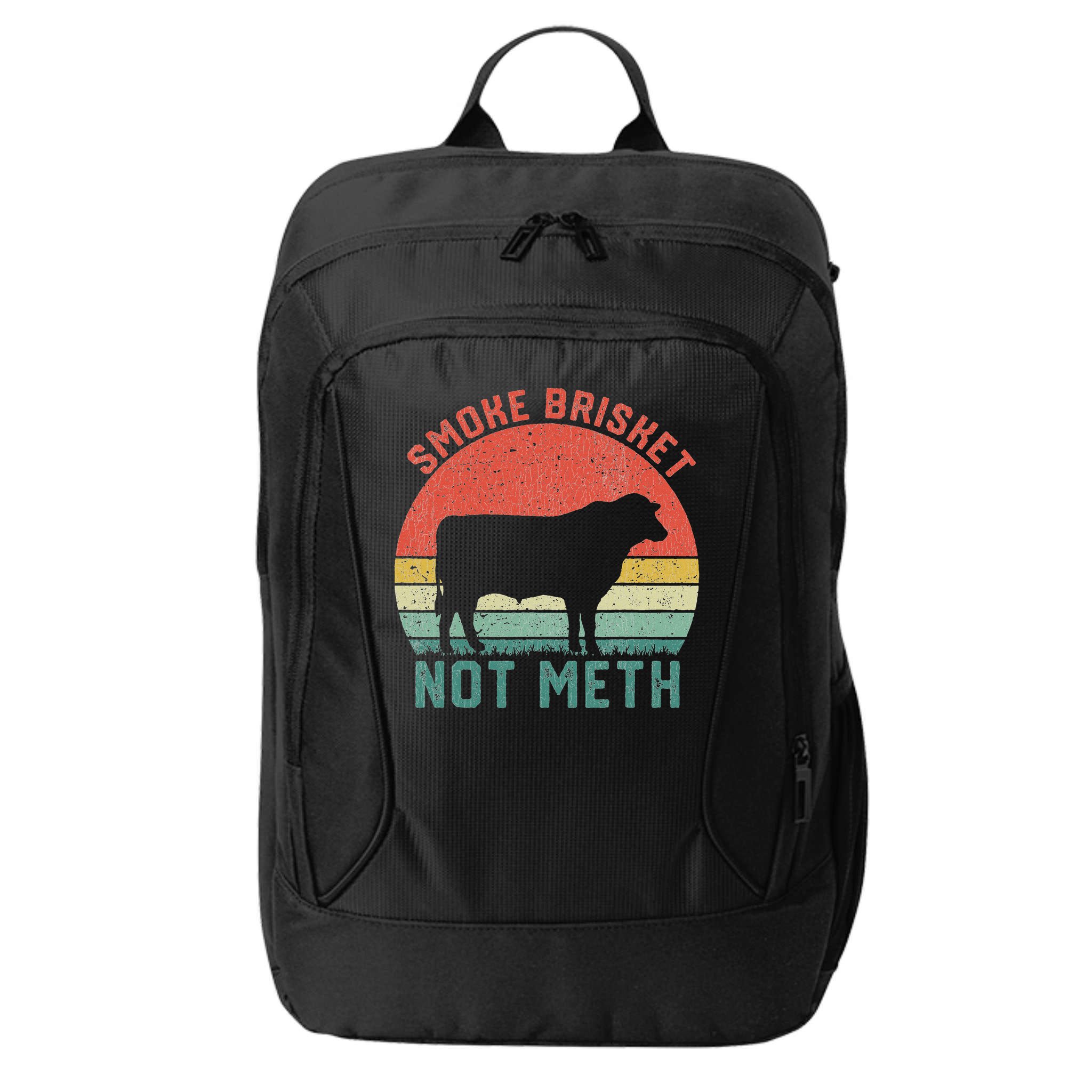 Smoke Brisket, Not Meth Fun Bbq City Backpack