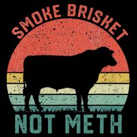 Smoke Brisket, Not Meth Fun Bbq 16 in Basic Backpack