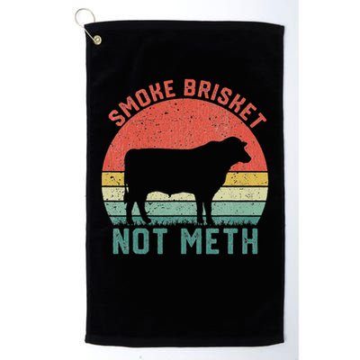 Smoke Brisket, Not Meth Fun Bbq Golf Towel