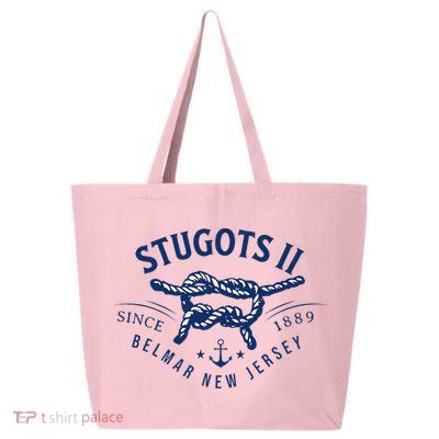 Stugots Belmar Nj Rope Retro Sarcastic Funny Boating 25L Jumbo Tote
