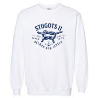 Stugots Belmar Nj Rope Retro Sarcastic Funny Boating Garment-Dyed Sweatshirt