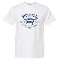 Stugots Belmar Nj Rope Retro Sarcastic Funny Boating Garment-Dyed Heavyweight T-Shirt