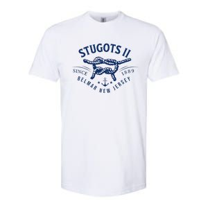 Stugots Belmar Nj Rope Retro Sarcastic Funny Boating Softstyle CVC T-Shirt