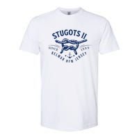 Stugots Belmar Nj Rope Retro Sarcastic Funny Boating Softstyle CVC T-Shirt