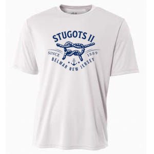 Stugots Belmar Nj Rope Retro Sarcastic Funny Boating Cooling Performance Crew T-Shirt