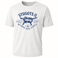Stugots Belmar Nj Rope Retro Sarcastic Funny Boating Cooling Performance Crew T-Shirt