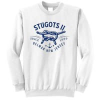 Stugots Belmar Nj Rope Retro Sarcastic Funny Boating Sweatshirt