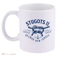 Stugots Belmar Nj Rope Retro Sarcastic Funny Boating 11oz C Handle Ceramic Mug