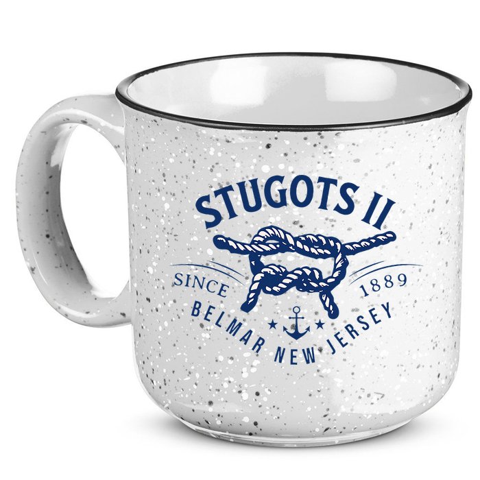 Stugots Belmar Nj Rope Retro Sarcastic Funny Boating 15oz Campfire Ceramic Mug