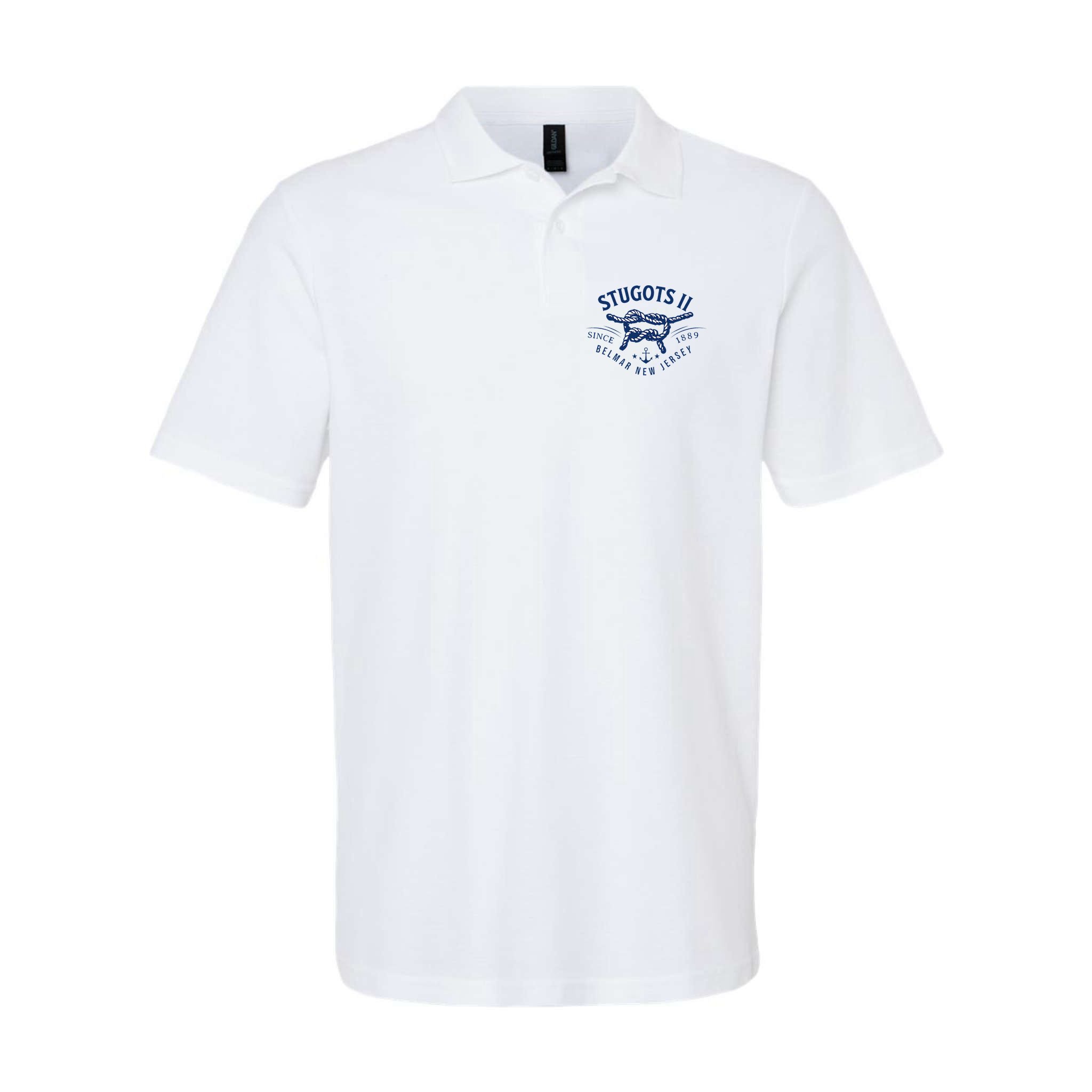 Stugots Belmar Nj Rope Retro Sarcastic Funny Boating Polo