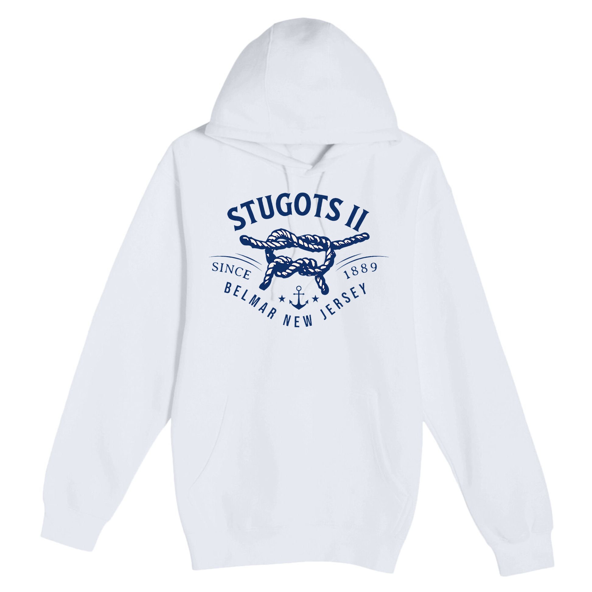 Stugots Belmar Nj Rope Retro Sarcastic Funny Boating Premium Pullover Hoodie