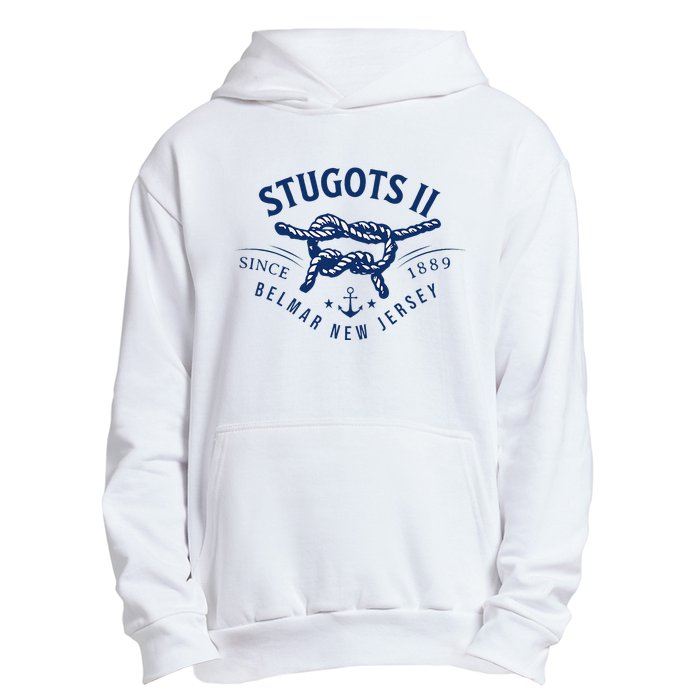 Stugots Belmar Nj Rope Retro Sarcastic Funny Boating Urban Pullover Hoodie