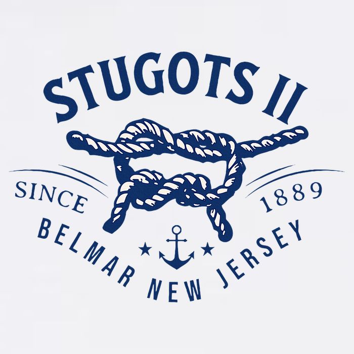 Stugots Belmar Nj Rope Retro Sarcastic Funny Boating Youth Performance Sprint T-Shirt