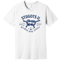 Stugots Belmar Nj Rope Retro Sarcastic Funny Boating Premium T-Shirt