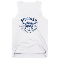 Stugots Belmar Nj Rope Retro Sarcastic Funny Boating Tank Top