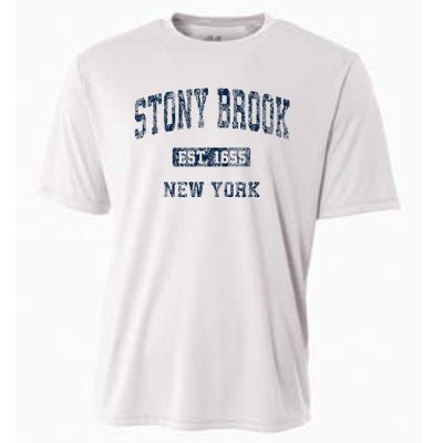 Stony Brook New York Ny Vintage Athletic Cooling Performance Crew T-Shirt