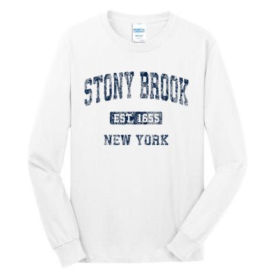 Stony Brook New York Ny Vintage Athletic Tall Long Sleeve T-Shirt