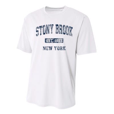 Stony Brook New York Ny Vintage Athletic Performance Sprint T-Shirt